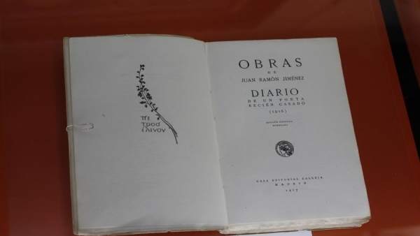 Primera edición del 'Diario de un poeta recién casado'. Primera edición del 'Diario de un poeta recién casado'.