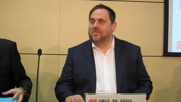 El vicepresidente Oriol Junqueras El vicepresidente Oriol Junqueras