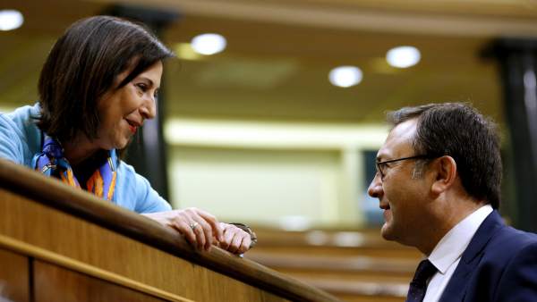 Margarita Robles y Miguel Ángel Heredia Margarita Robles y Miguel Ángel Heredia