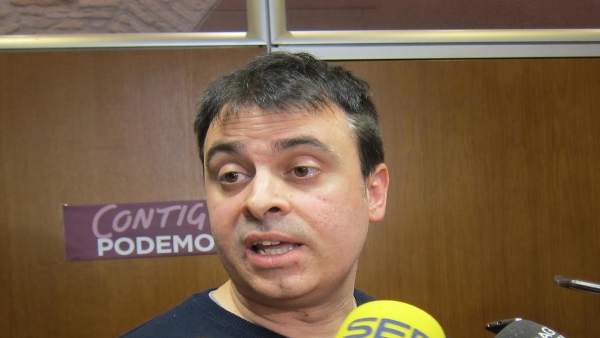Román Sierra, de Podemos Román Sierra, de Podemos