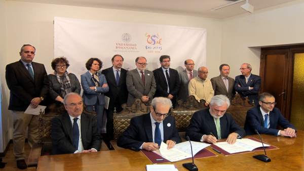 Salamanca. Firma del acuerdo Salamanca. Firma del acuerdo