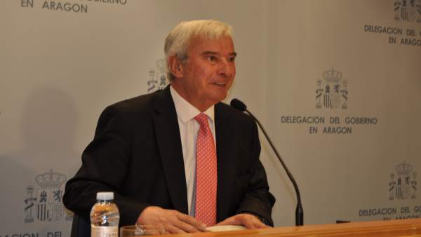 El delegado del Gobierno de Aragón, Gustavo Alcalde. El delegado del Gobierno de Aragón, Gustavo Alcalde.