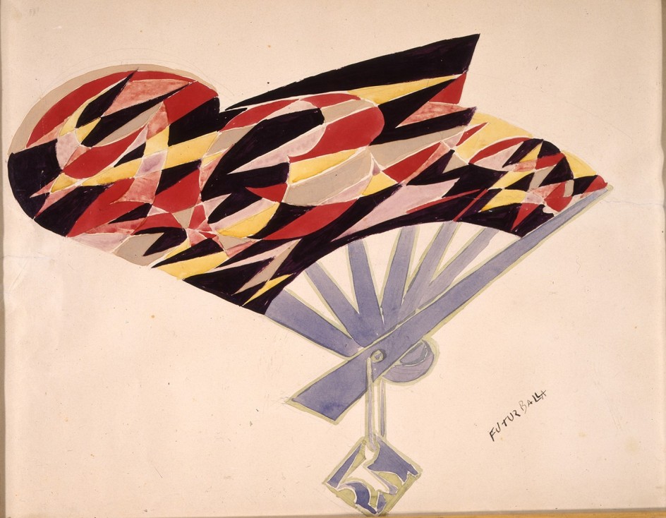 Giacomo Balla Design For Living Room Furnishings