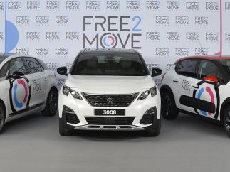 Coches de la flota de 'renting' del Grupo PSA
