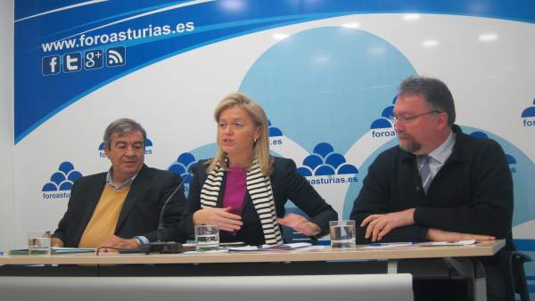 Francisco Álvarez-Cascos, Cristina Coto e Isidro Martínez Francisco Álvarez-Cascos, Cristina Coto e Isidro Martínez