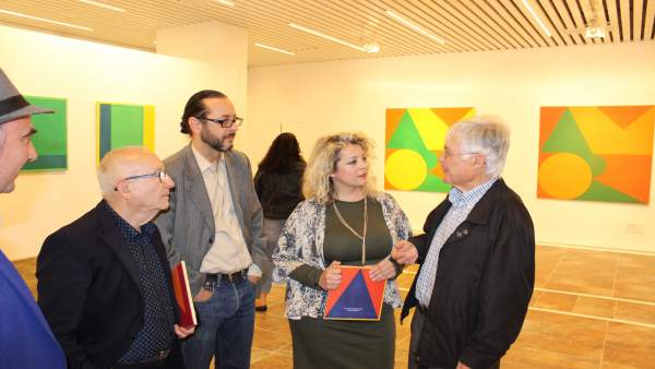 Inauguración de la muestra 'de la A a la Z 29 sonidos pintados', de Tomás García Inauguración de la muestra 'de la A a la Z 29 sonidos pintados', de Tomás García