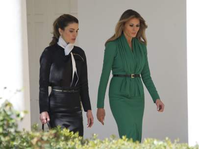 Rania de Jordania Y Melania Trump