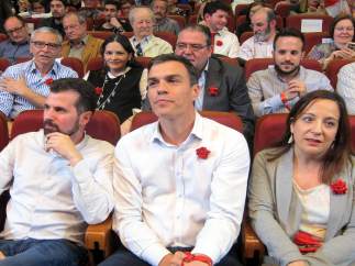 Salamanca. Iratxe García junto a Pedro Sánchez