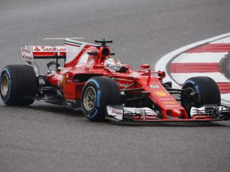 Vettel, en Shanghai