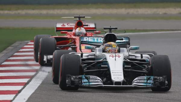 Hamilton y Vettel Hamilton y Vettel