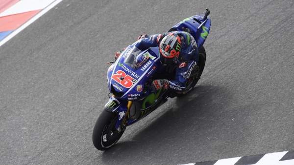 El piloto español de MotoGP Maverick Viñales El piloto español de MotoGP Maverick Viñales