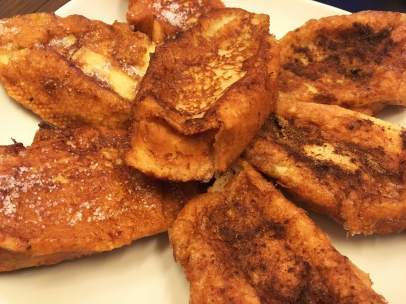 Receta de torrijas.