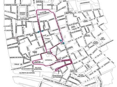 Itinerario procesión Cristo de la Salud