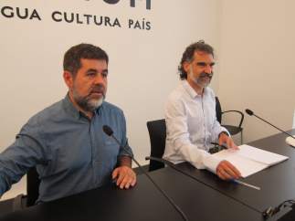 Jordi Sànchez (ANC) Jordi Cuixart (Òmnium).