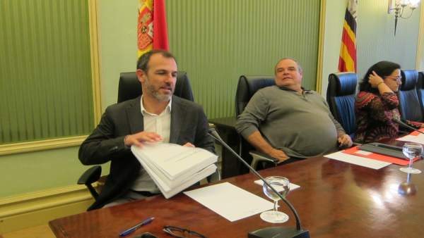 Biel Barceló en la comparecencia parlamentaria Biel Barceló en la comparecencia parlamentaria