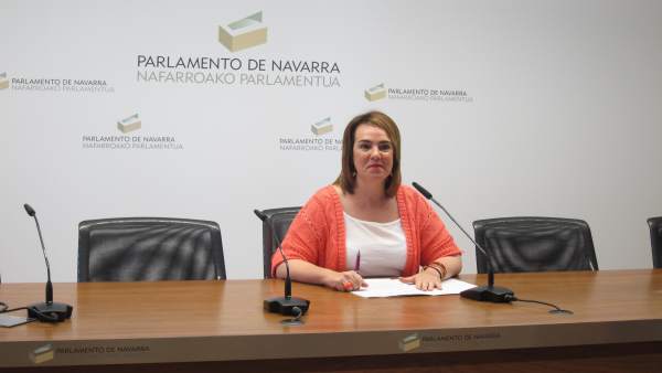 La presidenta del Parlamento de Navarra, Ainhoa Aznárez. La presidenta del Parlamento de Navarra, Ainhoa Aznárez.