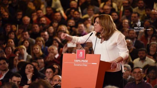 Susana Díaz celebrarà un míting a Xàtiva el 21 d'abril i a Elx el 22 Susana Díaz celebrarà un míting a Xàtiva el 21 d'abril i a Elx el 22