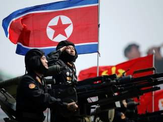 Desfile del Día del Sol en Corea del Norte