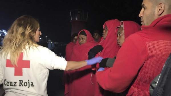 Inmigrantes rescatados Inmigrantes rescatados