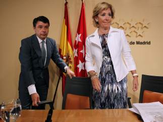 Ignacio González y Esperanza Aguirre