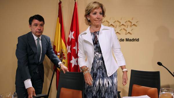 Ignacio González y Esperanza Aguirre Ignacio González y Esperanza Aguirre