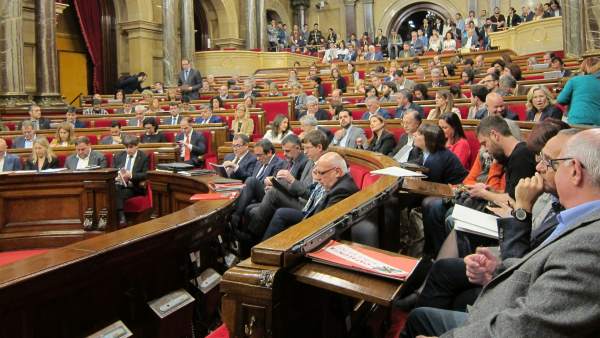 Pleno del Parlament Pleno del Parlament