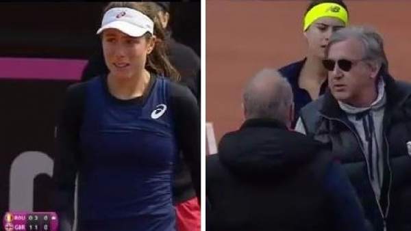Jo Konta e Ilie Nastase Jo Konta e Ilie Nastase