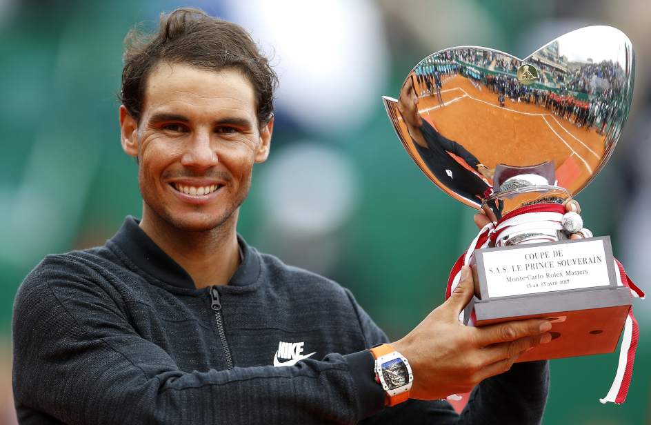Nadal vence a Ramos en la final de Montecarlo el primer tenista con 10 Nadal vence a Ramos en la final de Montecarlo el primer tenista con 10