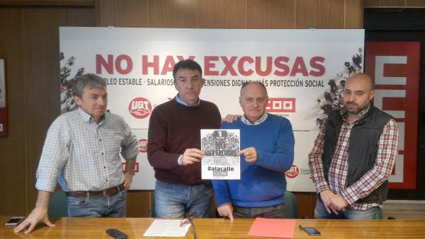Presentación de las movilizaciones del 1 de Mayo en CyL Presentación de las movilizaciones del 1 de Mayo en CyL