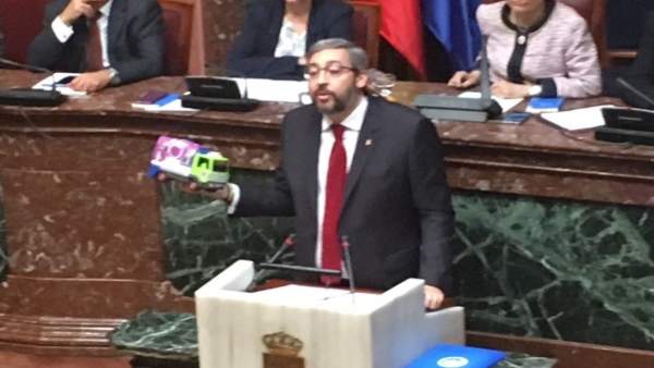 Víctor Martínez y el camión de Podemos Víctor Martínez y el camión de Podemos