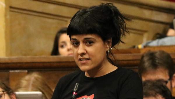 Anna Gabriel, portavoz de la CUP en el Parlament Anna Gabriel, portavoz de la CUP en el Parlament