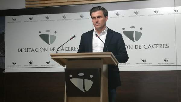 Fernando García Nicolás, portavoz de la Diputación de Cáceres Fernando García Nicolás, portavoz de la Diputación de Cáceres