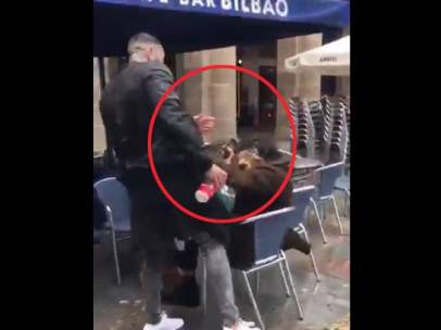 Agresión ultra en Bilbao