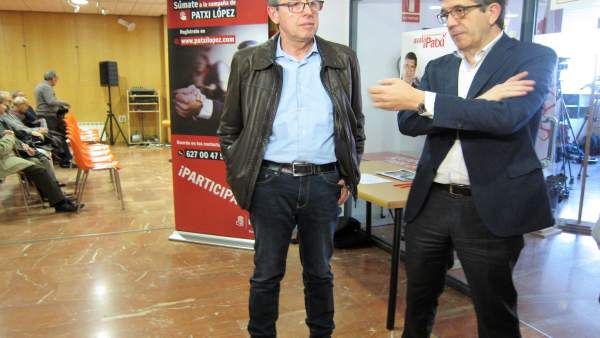 Valladolid.- Jorge Félix Alonso y Patxi López Valladolid.- Jorge Félix Alonso y Patxi López