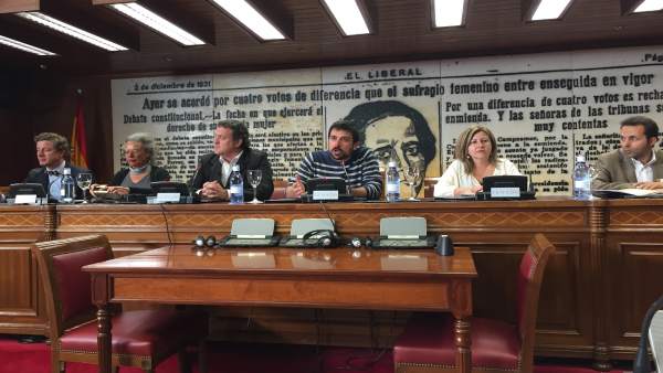 El actor César Vea en el Senado en acto presentación corto y coloquio El actor César Vea en el Senado en acto presentación corto y coloquio