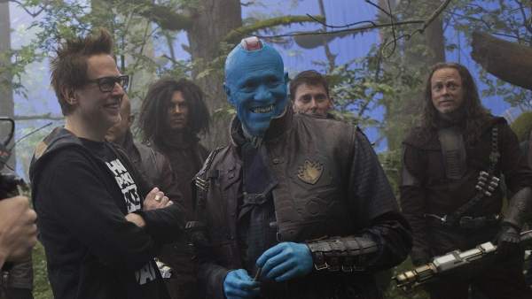 James Gunn y Yondu James Gunn y Yondu