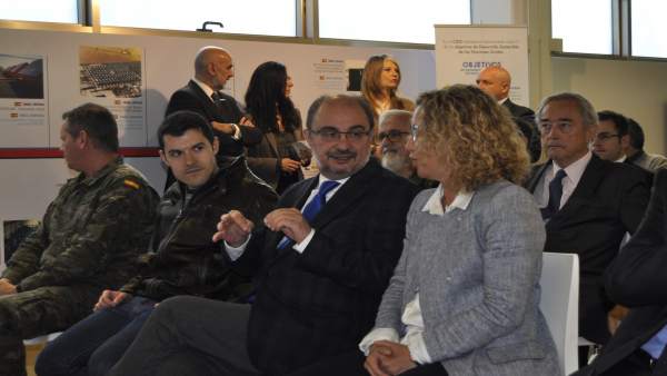El presidente de Aragón, Javier Lambán, en la empresa ARPA. El presidente de Aragón, Javier Lambán, en la empresa ARPA.