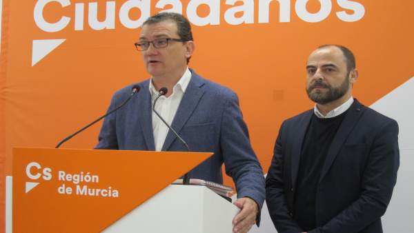 Los diputados de Cs por la Región de Murcia, Garaulet y Martínez Los diputados de Cs por la Región de Murcia, Garaulet y Martínez