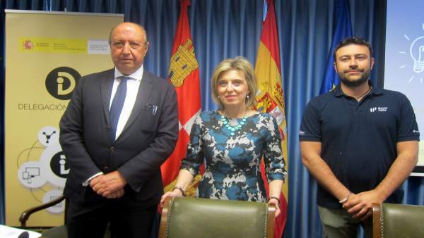 Germán López Iglesias, María José Salgueiro y Pablo San Emeterio. Germán López Iglesias, María José Salgueiro y Pablo San Emeterio.