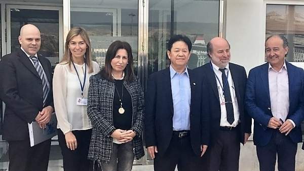 Una delegación china visita la Autoridad Portuaria de Almería Una delegación china visita la Autoridad Portuaria de Almería