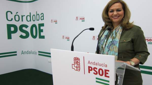 María Jesús Serrano en la sede del PSOE de Córdoba María Jesús Serrano en la sede del PSOE de Córdoba