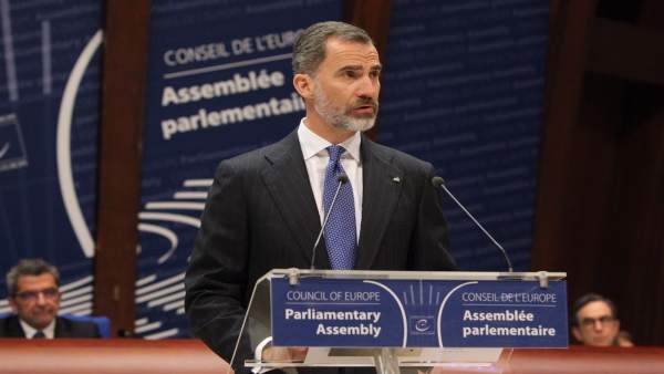 El Rey, en la Asamblea Parlamentaria del Consejo de Europa El Rey, en la Asamblea Parlamentaria del Consejo de Europa