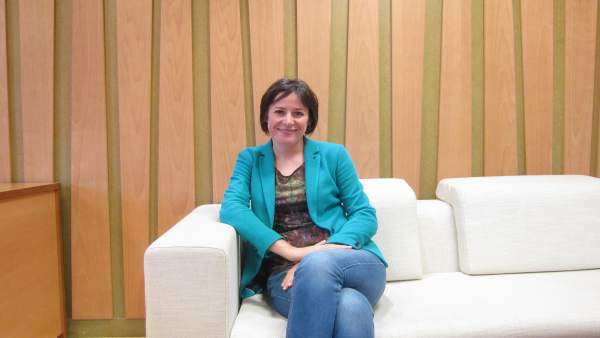 La portavoz nacional del BNG, Ana Pontón, en la entrevista La portavoz nacional del BNG, Ana Pontón, en la entrevista