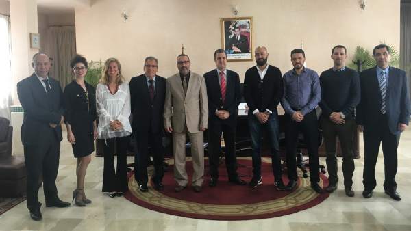 Reunión con el alcalde de Tanger Reunión con el alcalde de Tanger