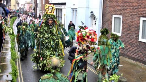 'Jack in the Green', en Hastings 'Jack in the Green', en Hastings