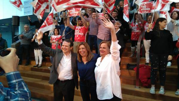 Abel Caballero, Susana Díaz y Carmela Silva Abel Caballero, Susana Díaz y Carmela Silva