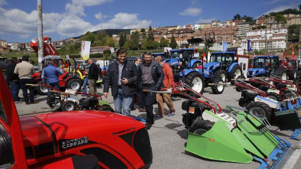 Javier Fernández visita la Feria de Muestras de Tineo Javier Fernández visita la Feria de Muestras de Tineo