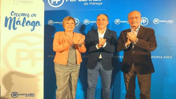 Celia Villalobos, Elías Bendodo y Paco de la Torre PP Málaga partido sucesión Celia Villalobos, Elías Bendodo y Paco de la Torre PP Málaga partido sucesión