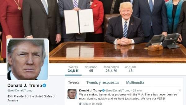 Donald Trump en Twitter Donald Trump en Twitter