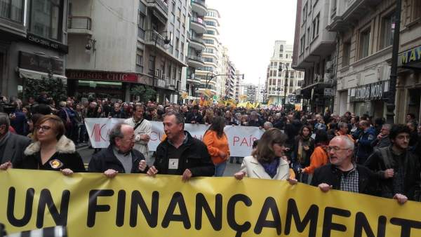 En la protesta han participado 30.000 personas según la organización En la protesta han participado 30.000 personas según la organización